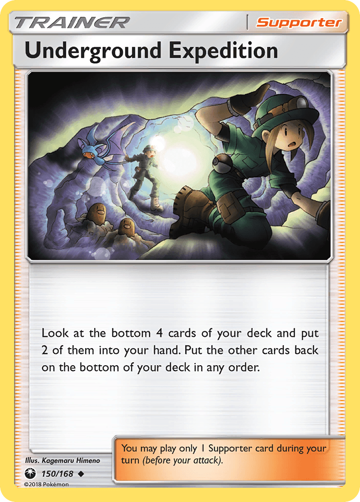 Underground Expedition Pokémon card
