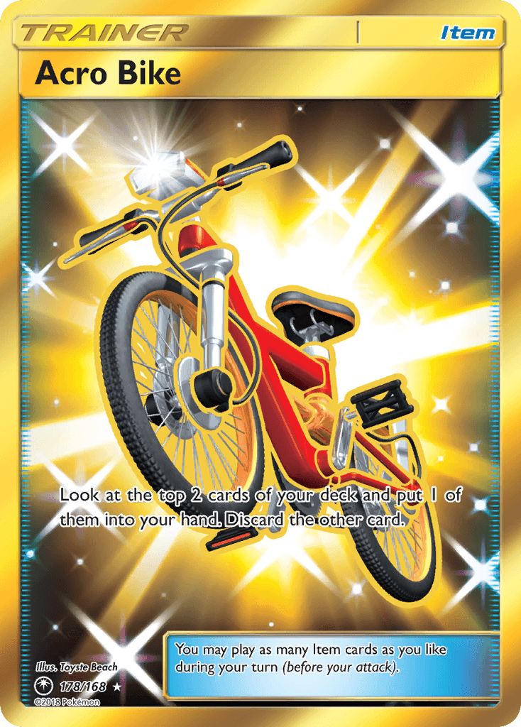 Acro Bike Pokémon card