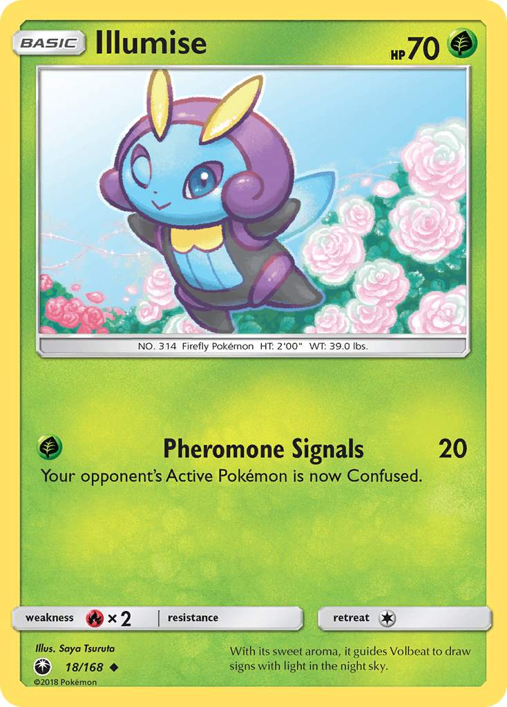 Illumise Pokémon card
