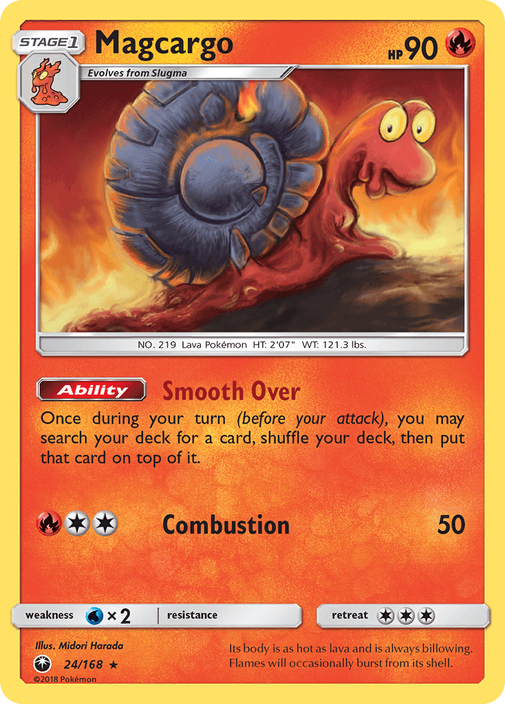 Magcargo Pokémon card