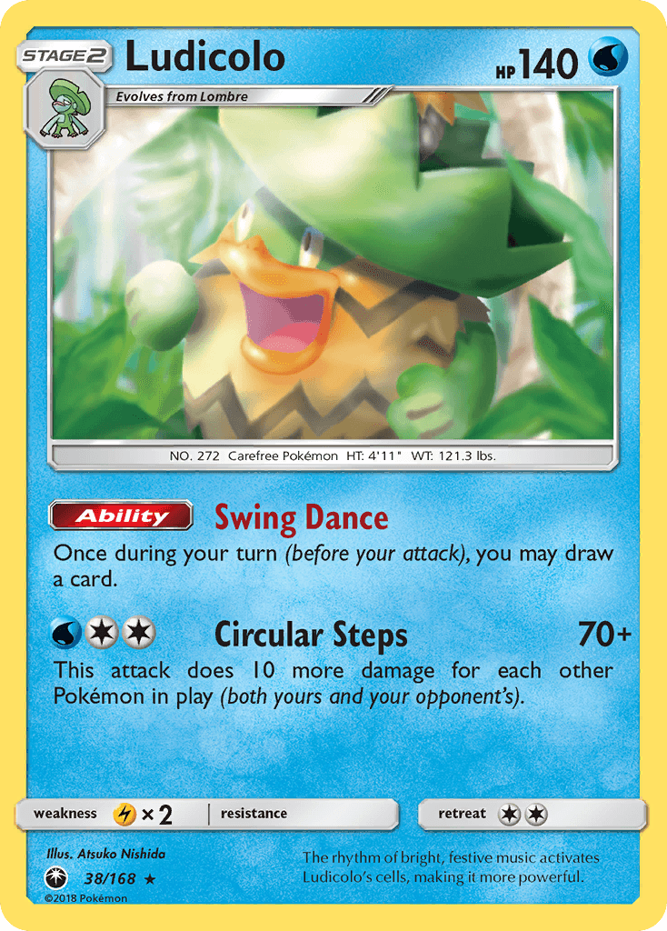 Ludicolo Pokémon card