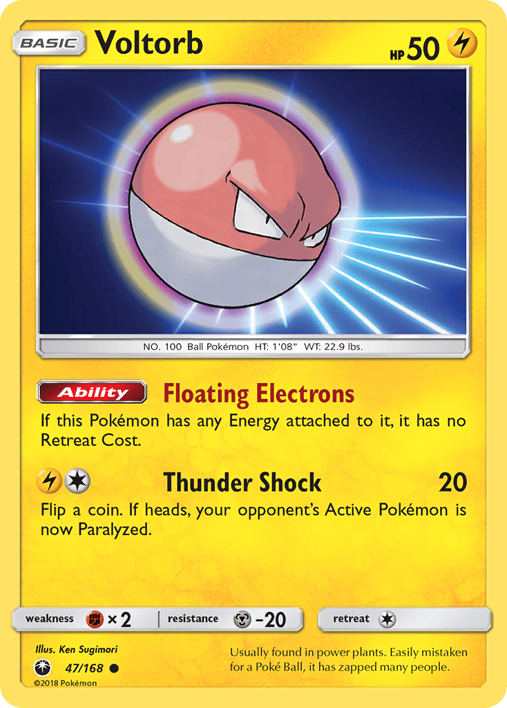 Voltorb Pokémon card