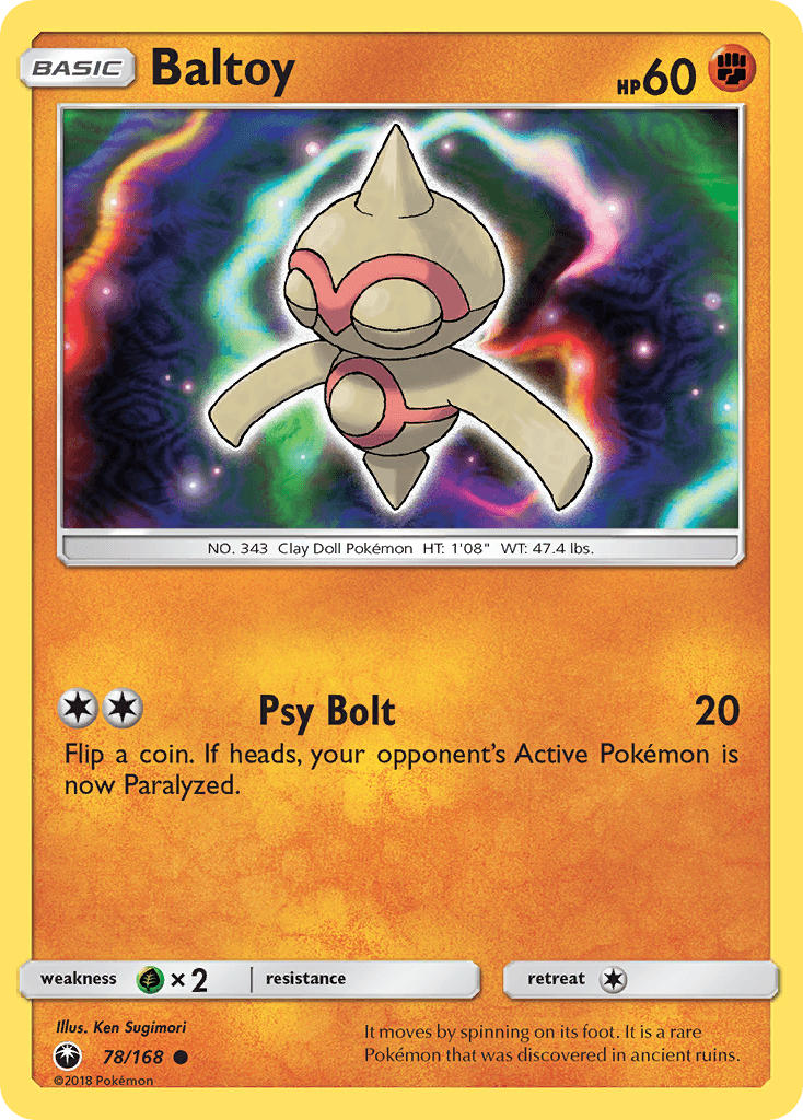 Baltoy Pokémon card