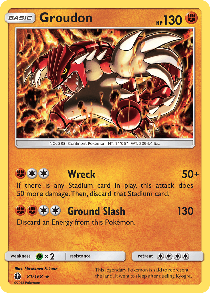 Groudon from Celestial Storm