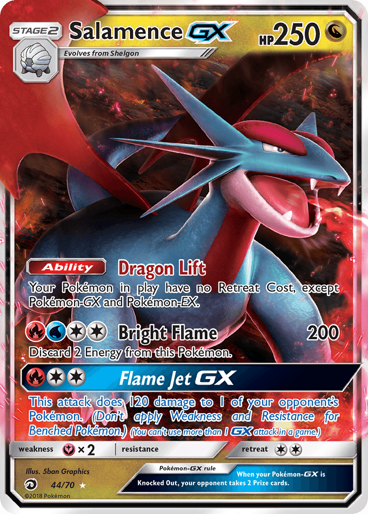 Salamence-GX from Dragon Majesty