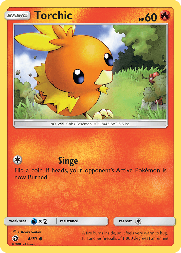 Torchic Pokémon card