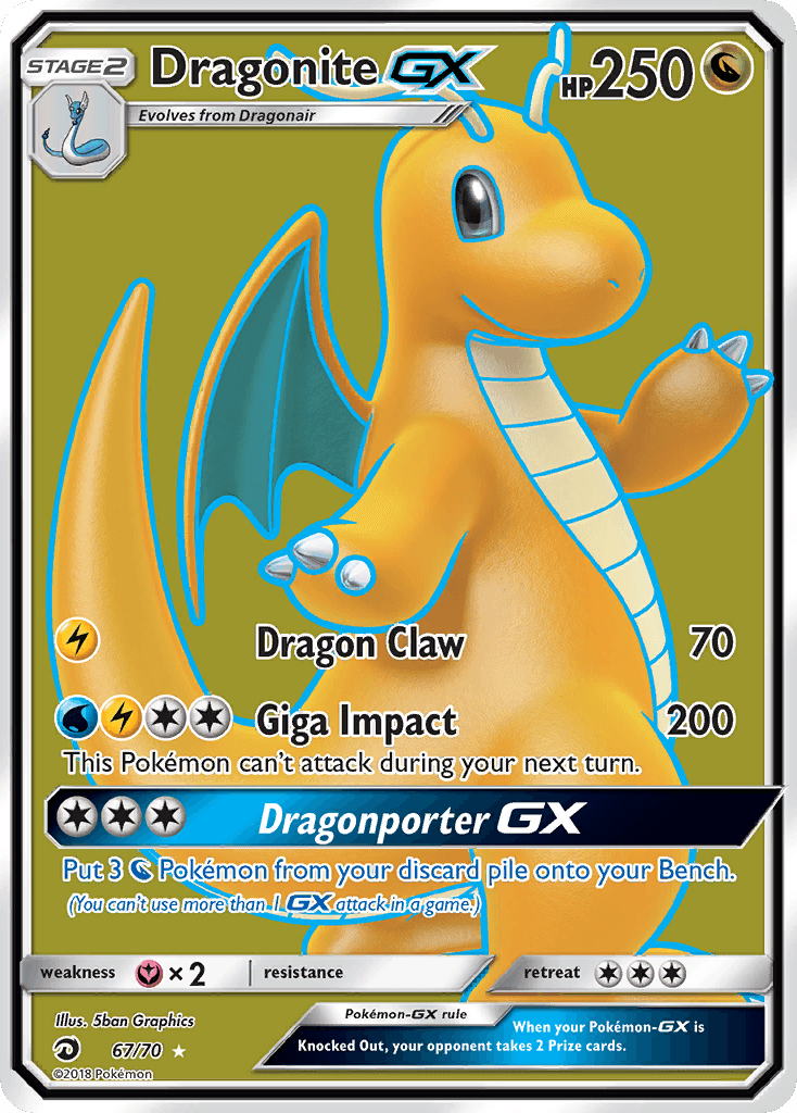 Dragonite-GX from Dragon Majesty