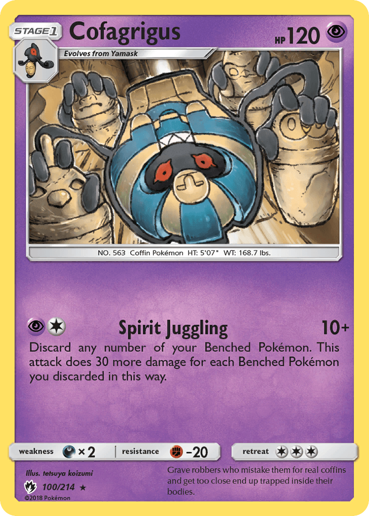 Cofagrigus Pokémon card