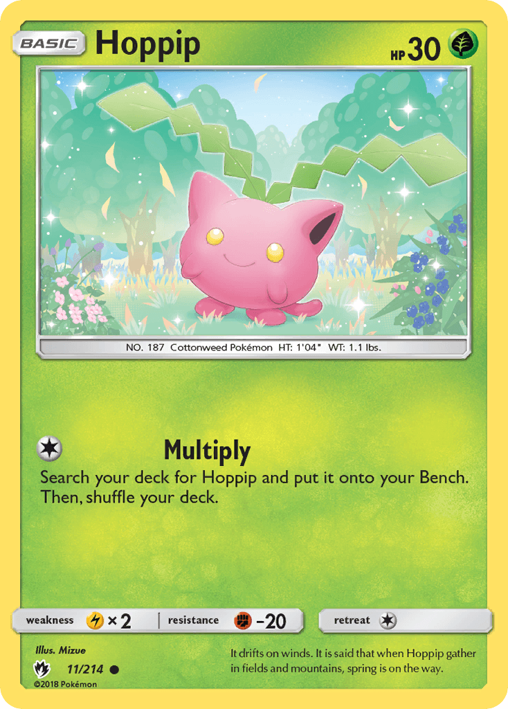Hoppip Pokémon card