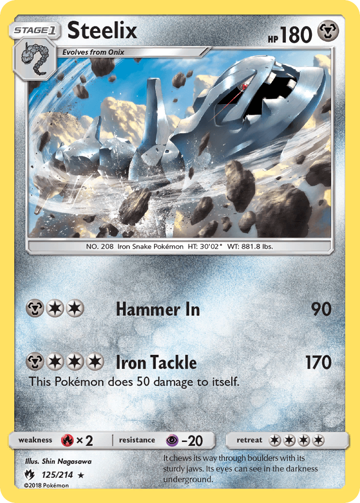 Steelix Pokémon card