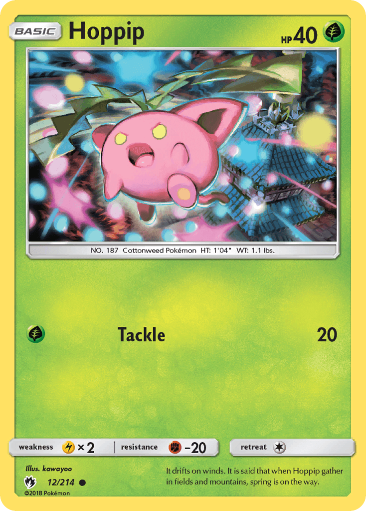 Hoppip Pokémon card