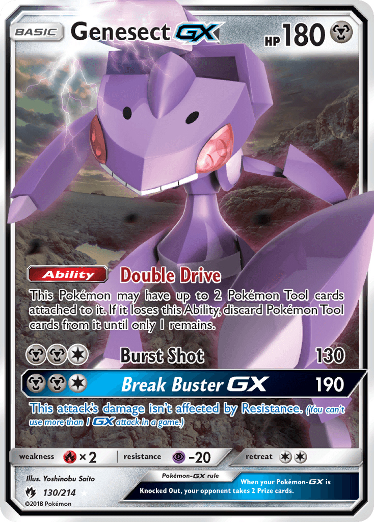 Genesect-GX Pokémon card