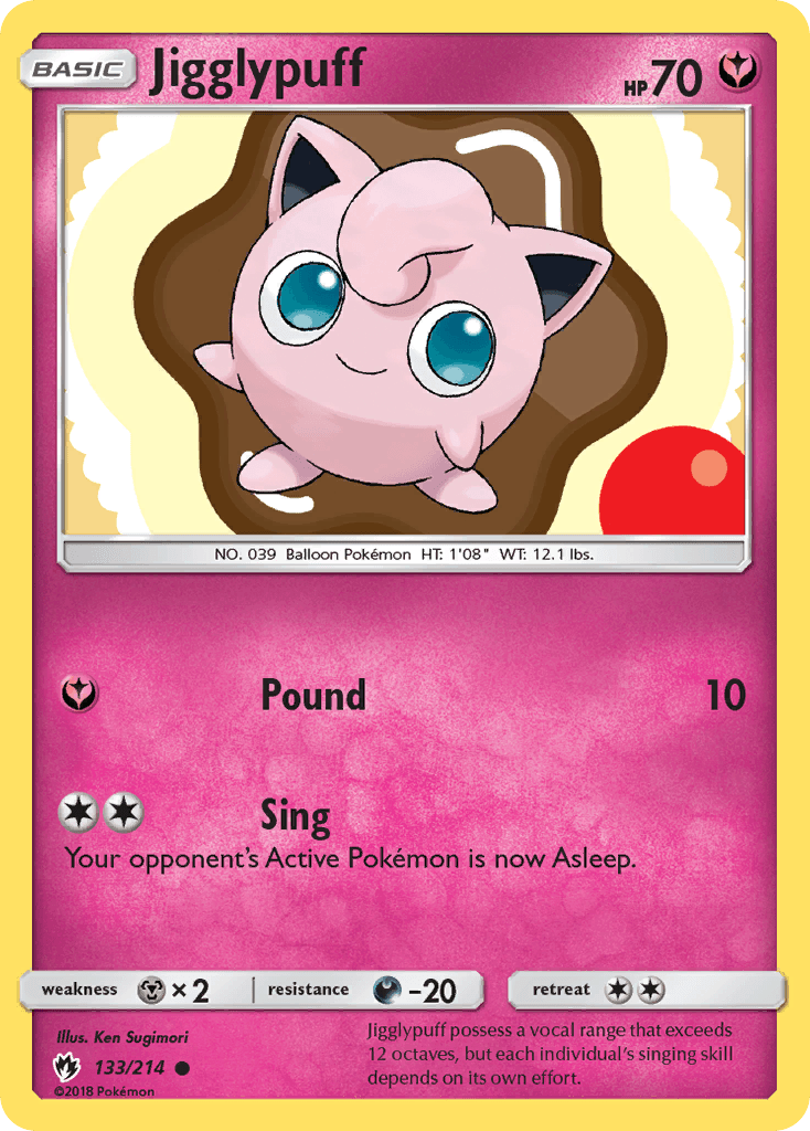 Jigglypuff Pokémon card