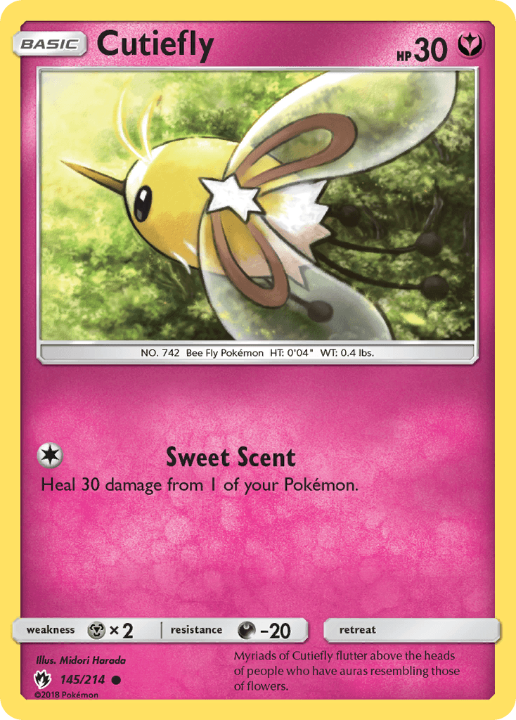 Cutiefly Pokémon card