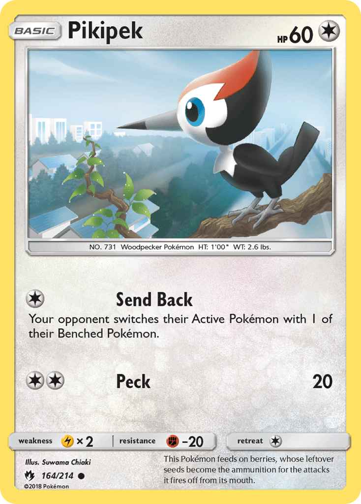 Pikipek Pokémon card