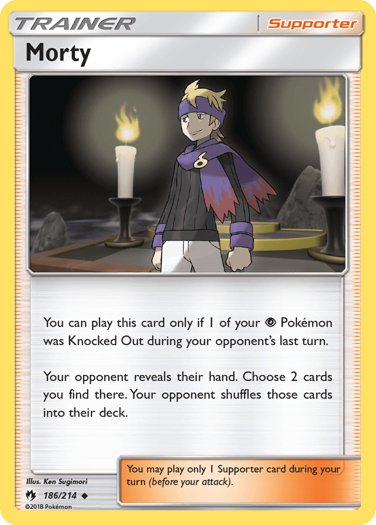 Morty Pokémon card