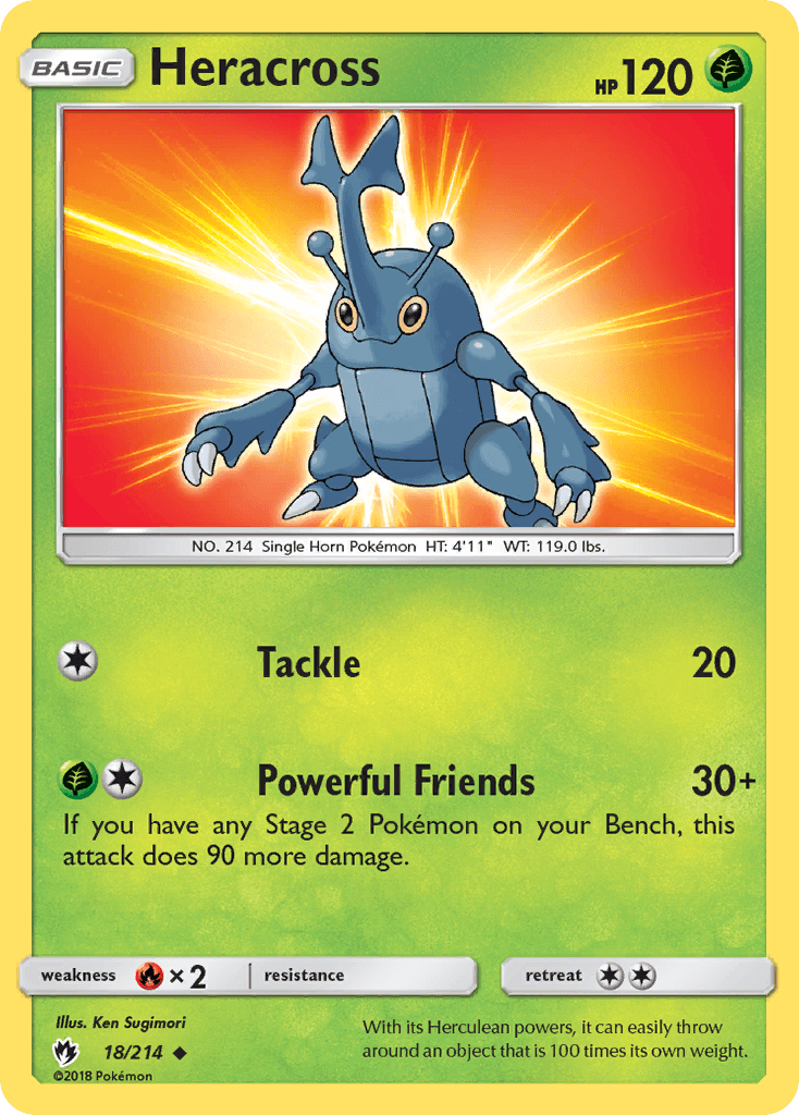 Heracross Pokémon card