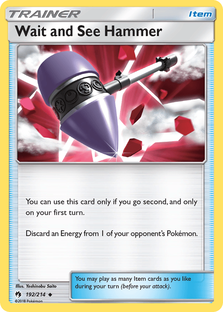 Wait and See Hammer Pokémon card