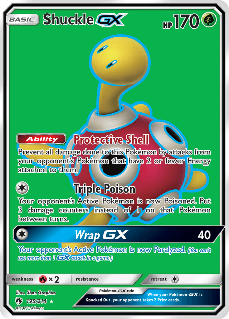 Shuckle-GX Pokémon card