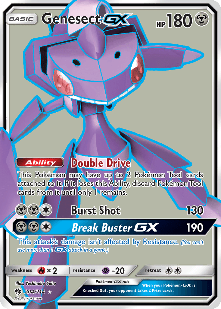 Genesect-GX Pokémon card
