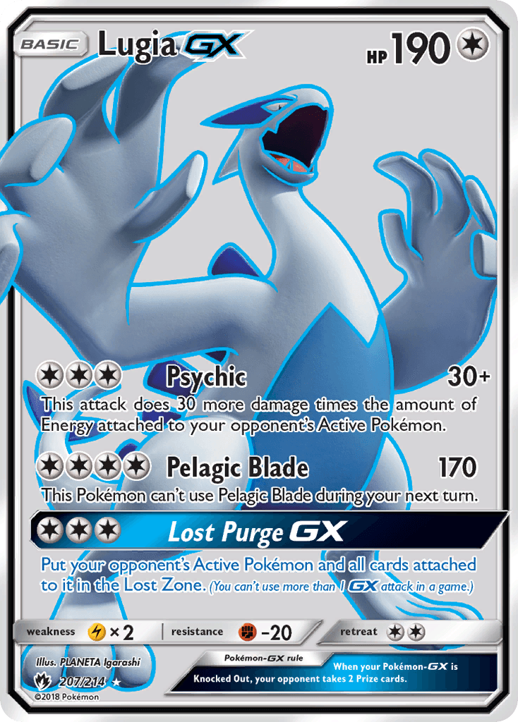 Lugia-GX from Lost Thunder