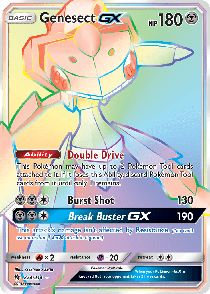 Genesect-GX Pokémon card
