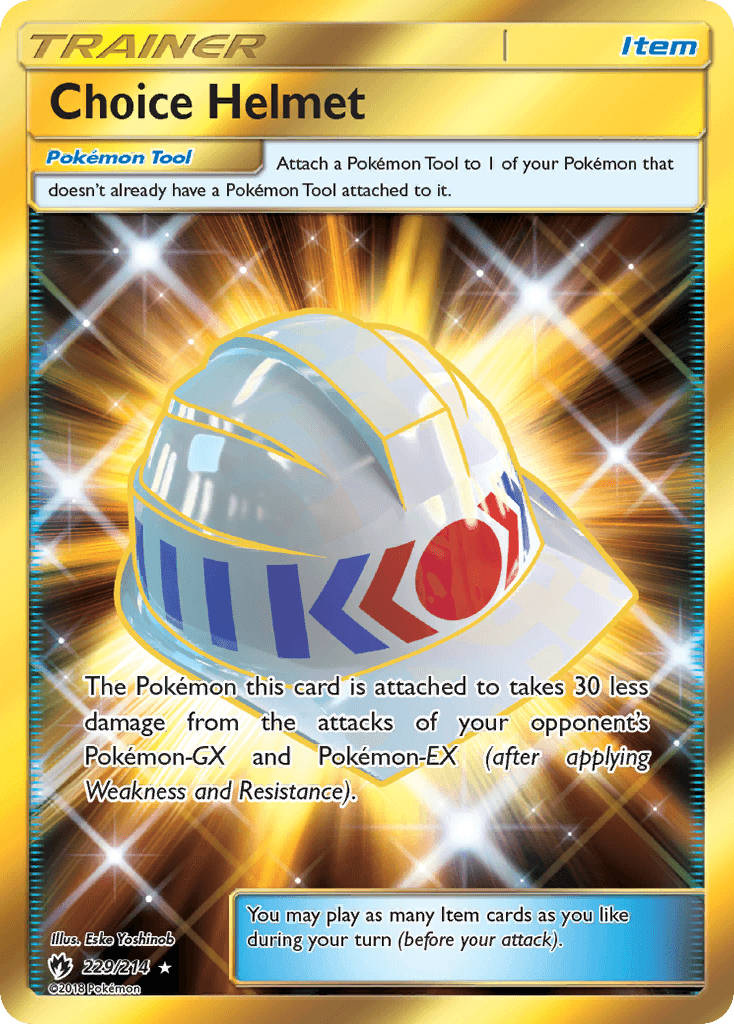 Choice Helmet Pokémon card