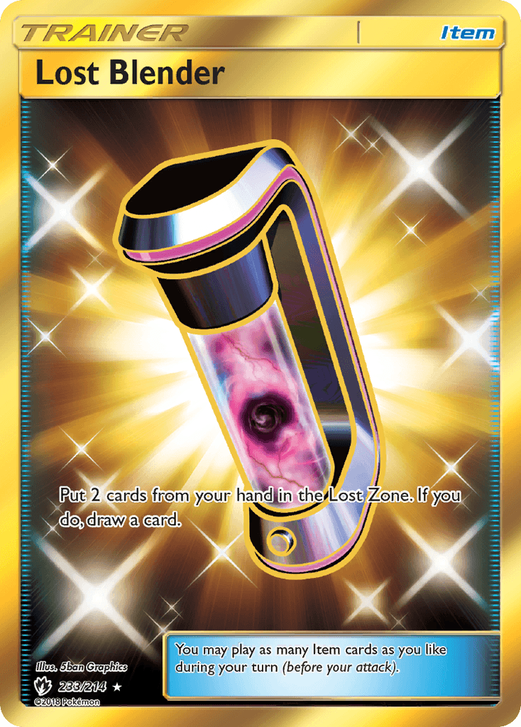 Lost Blender Pokémon card