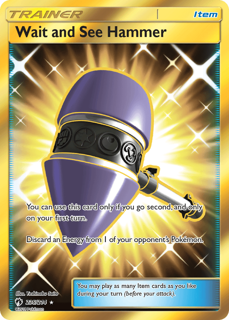 Wait and See Hammer Pokémon card