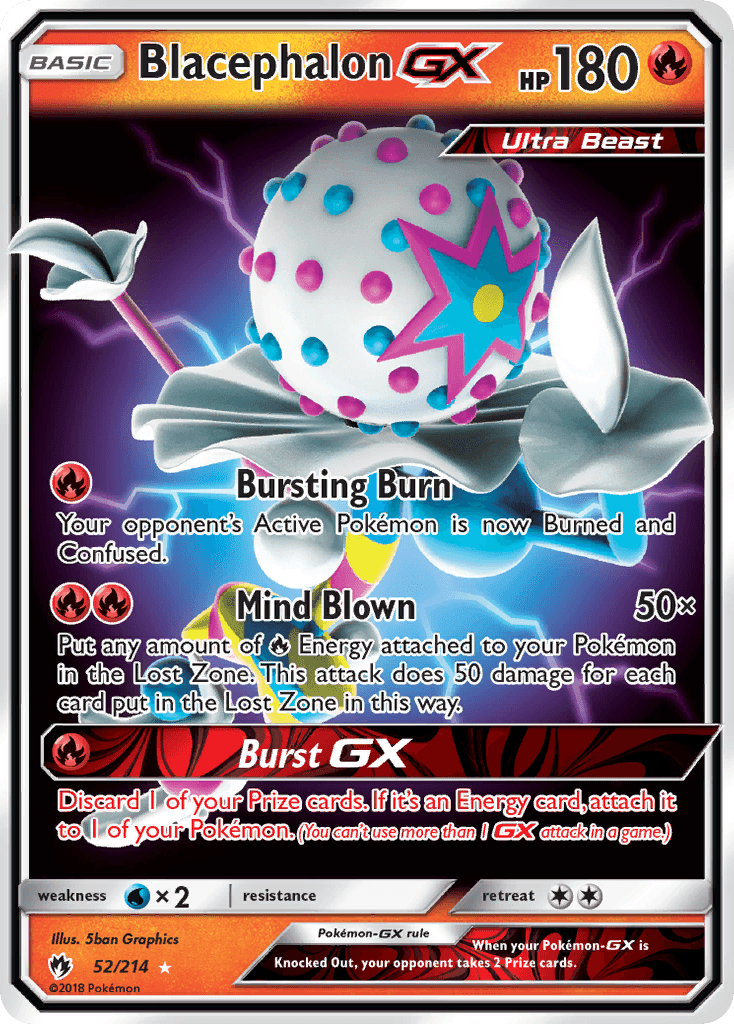 Blacephalon-GX Pokémon card