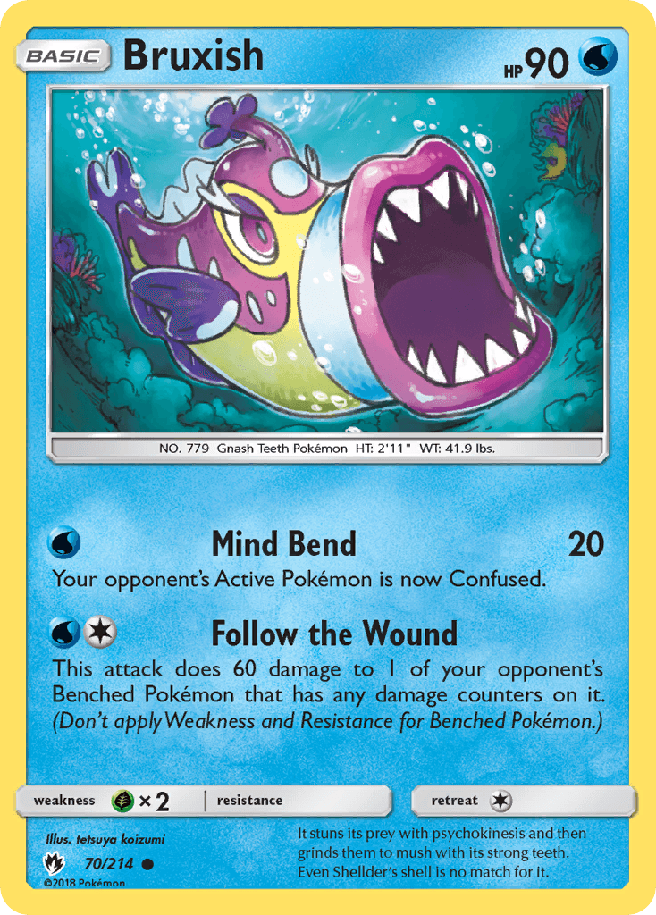 Bruxish Pokémon card