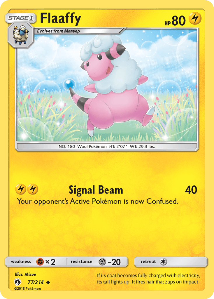 Flaaffy Pokémon card