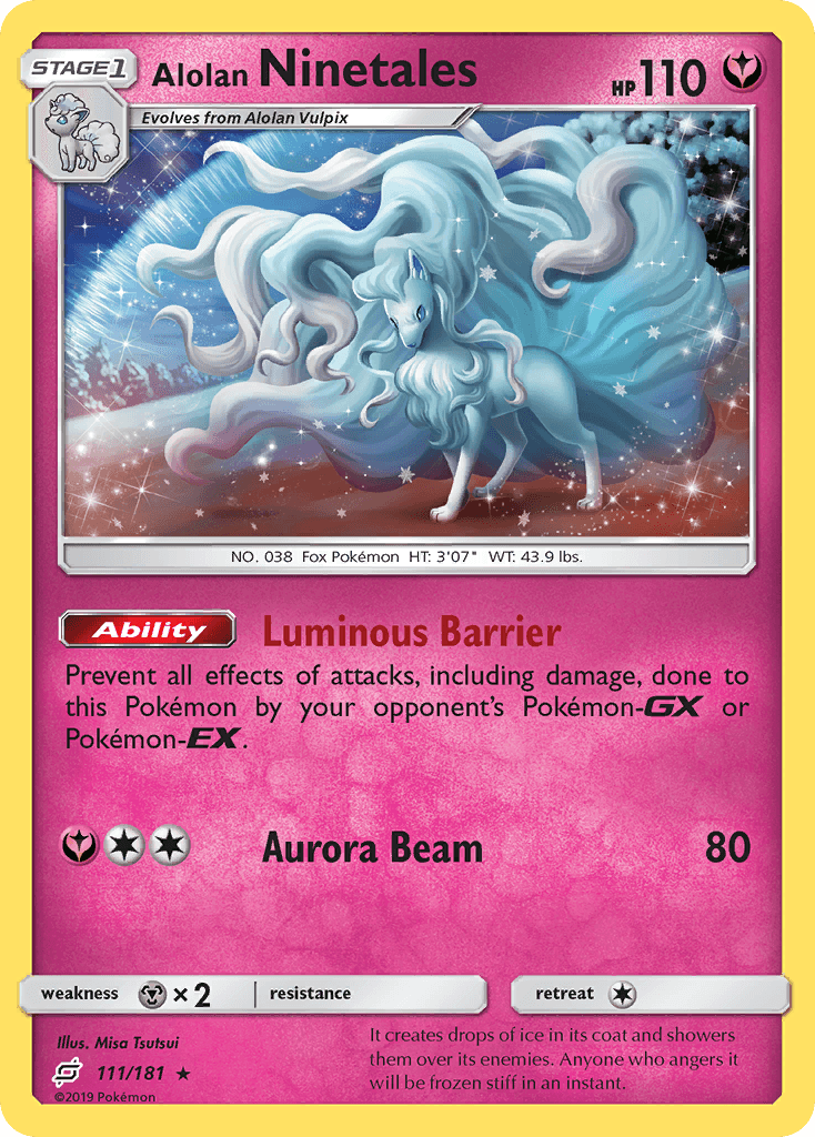 Alolan Ninetales from Team Up