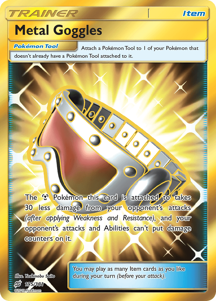 Metal Goggles Pokémon card
