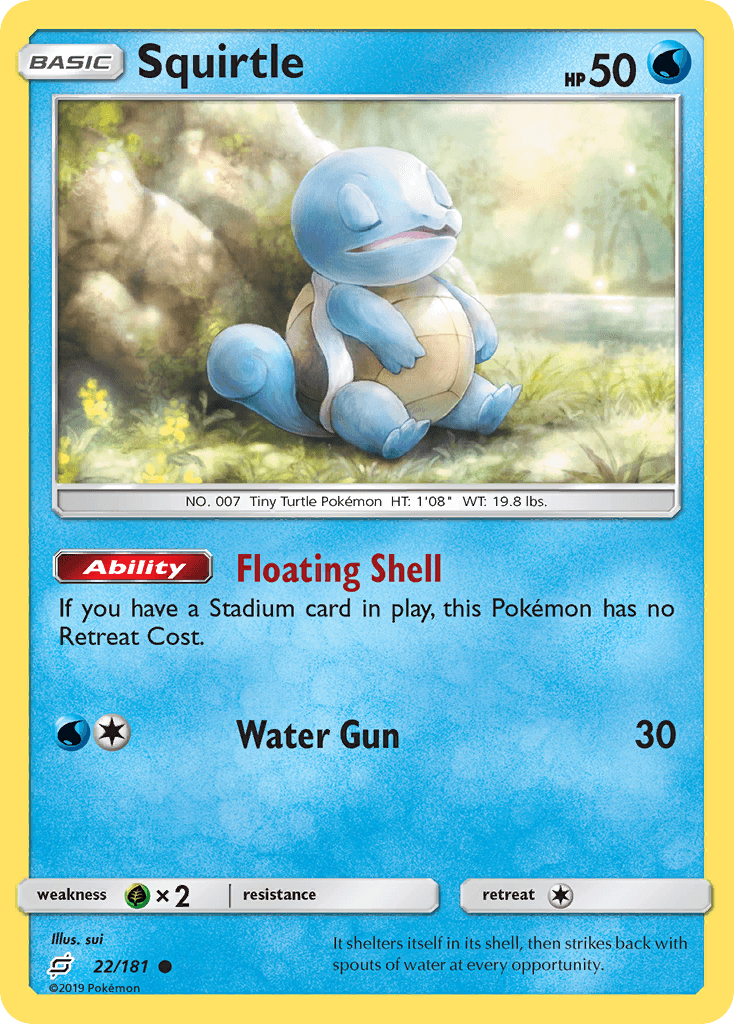 Squirtle Pokémon card