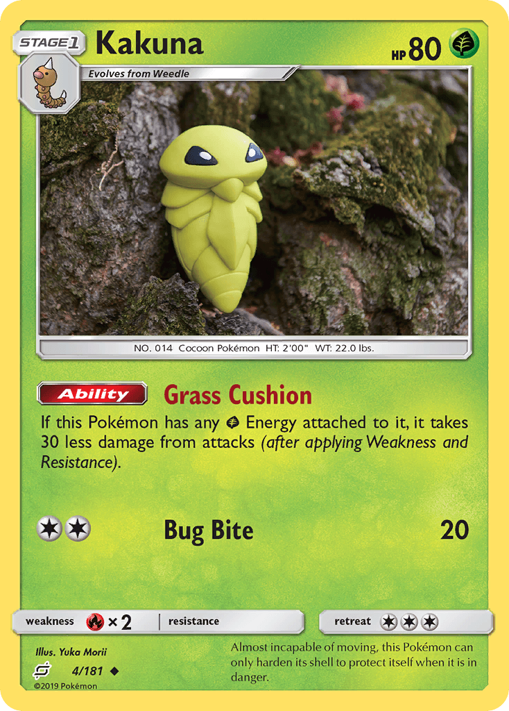 Kakuna Pokémon card