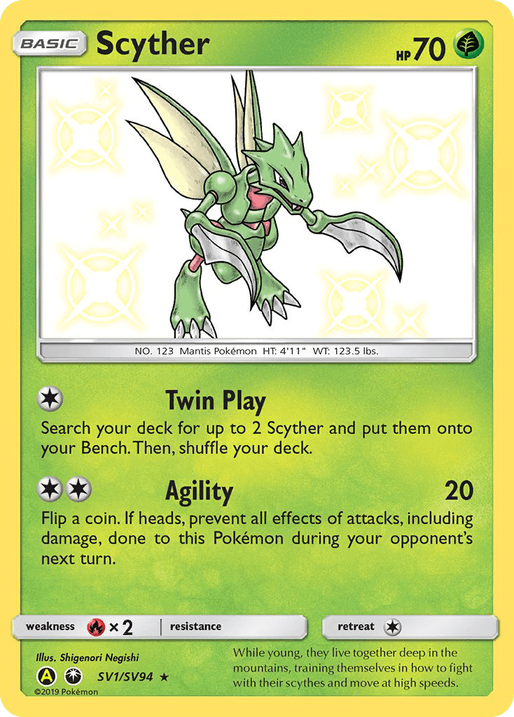 Scyther — Rare Shiny