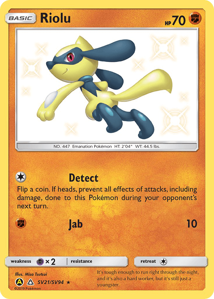 Riolu Pokémon card