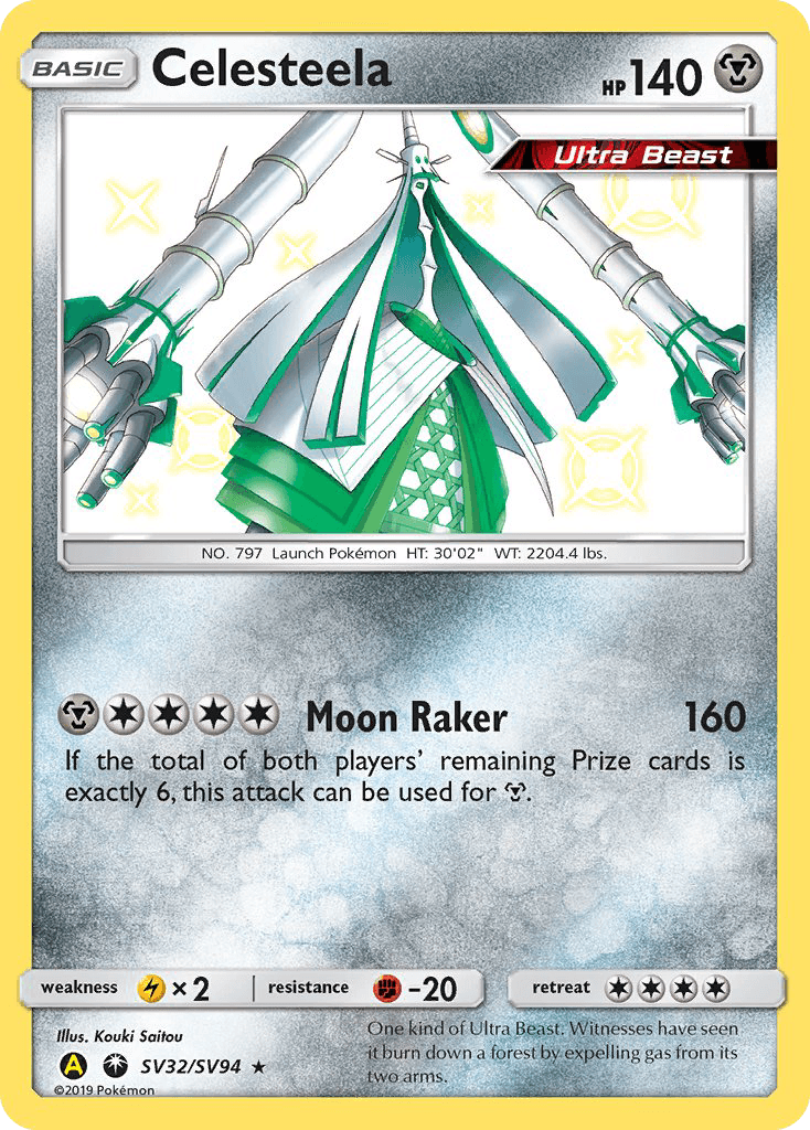 Celesteela Pokémon card