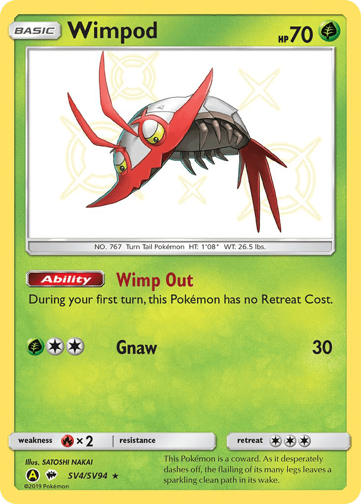 Wimpod Pokémon card