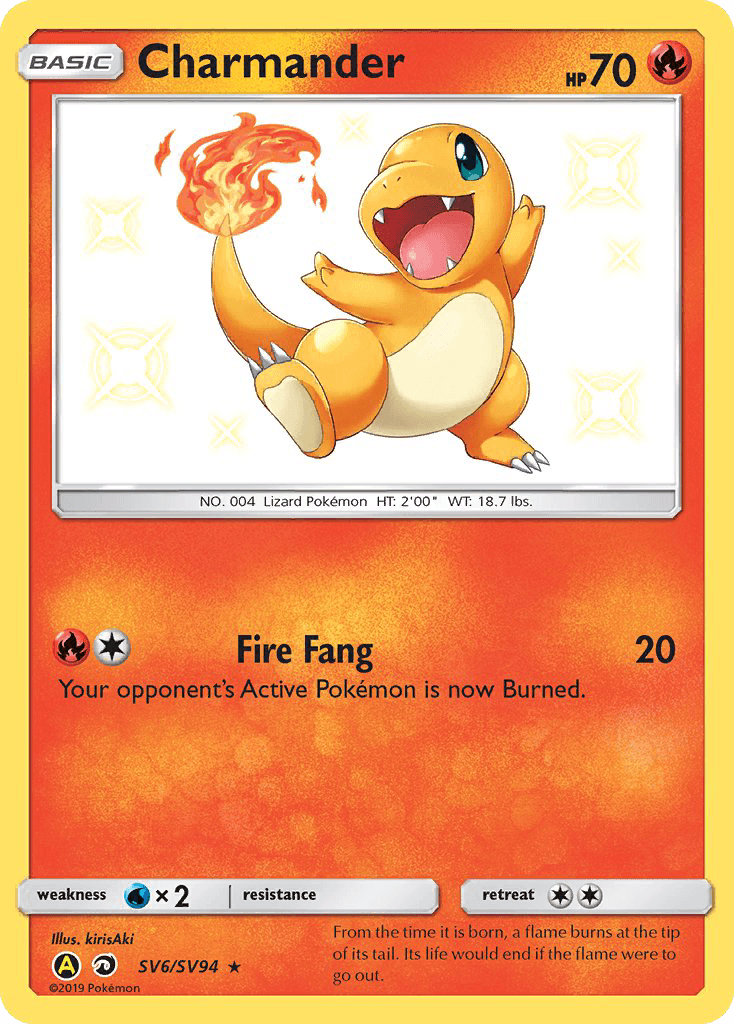 Charmander — Rare Shiny