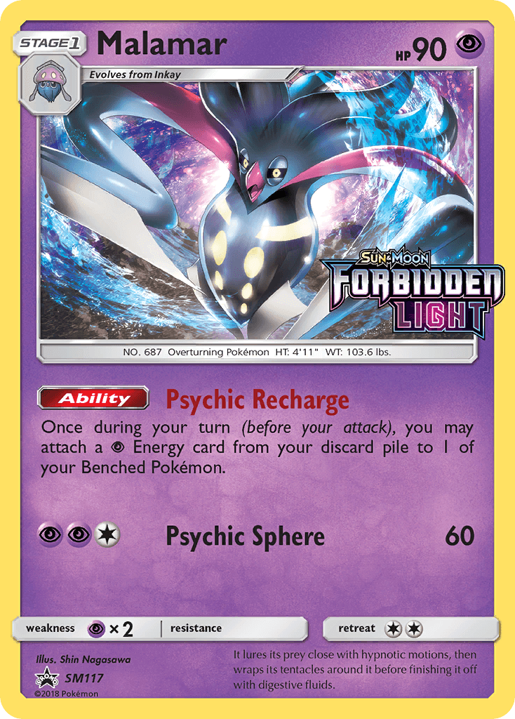 Malamar Pokémon card