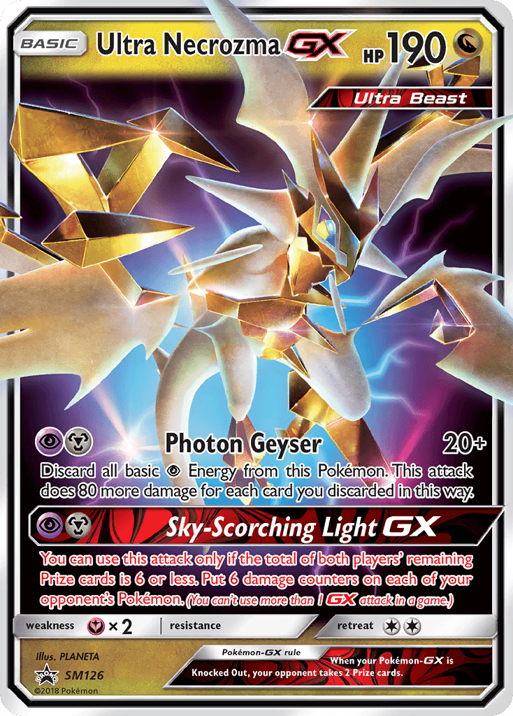 Ultra Necrozma-GX Pokémon card