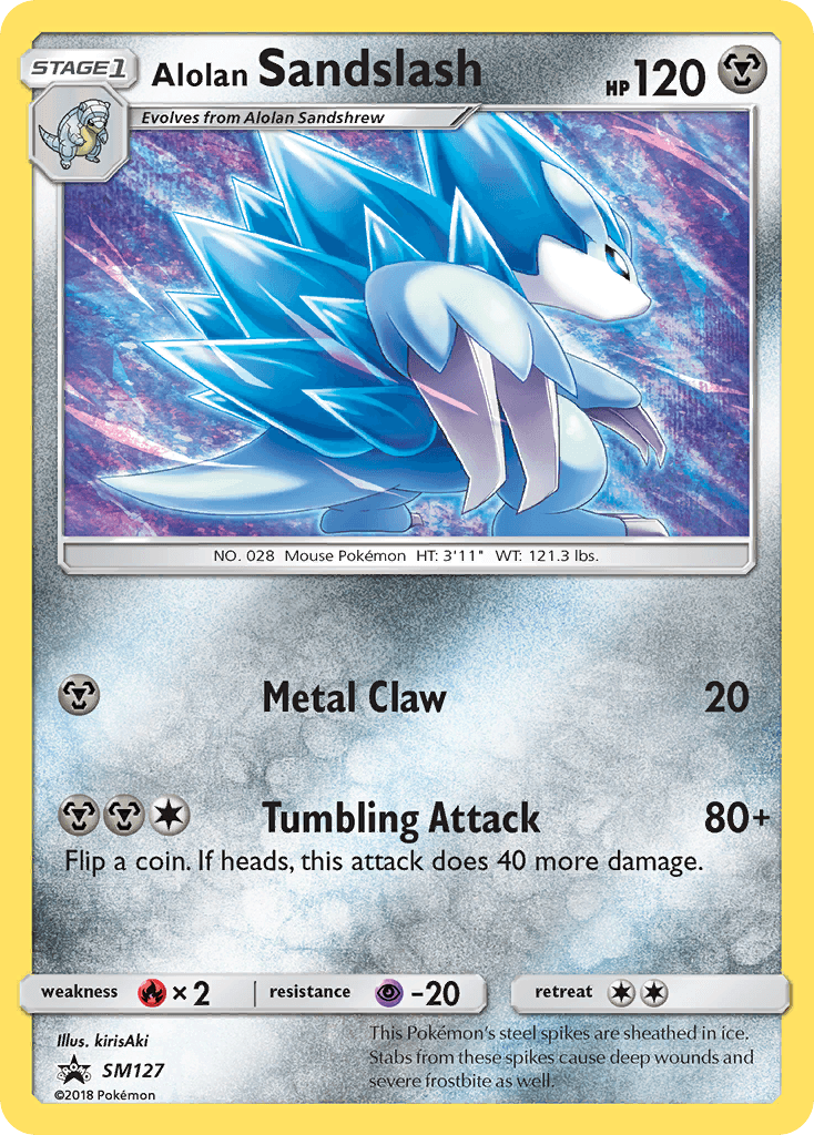 Alolan Sandslash Pokémon card