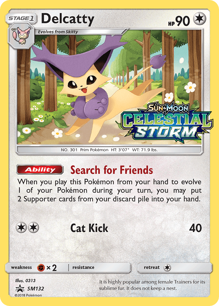 Delcatty Pokémon card
