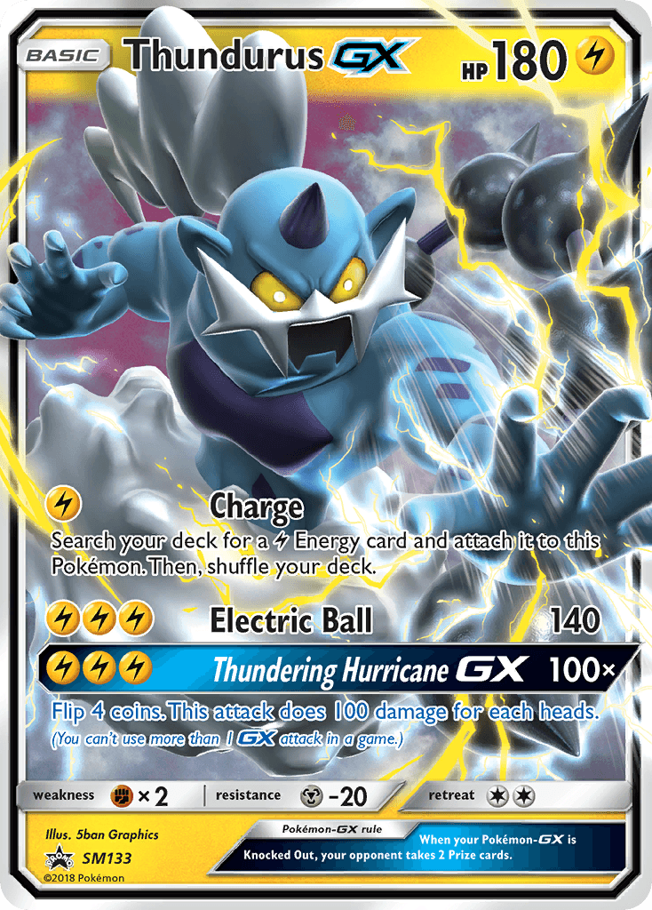 Thundurus-GX Pokémon card