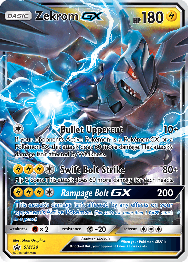 Zekrom-GX from SM Black Star Promos