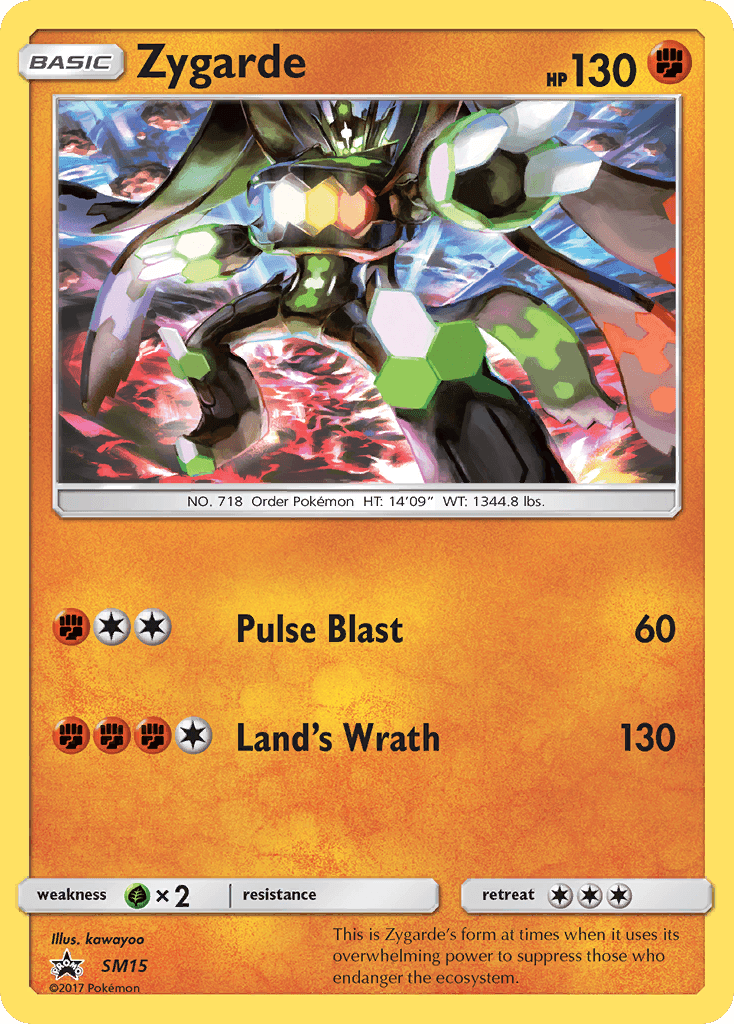Zygarde Pokémon card