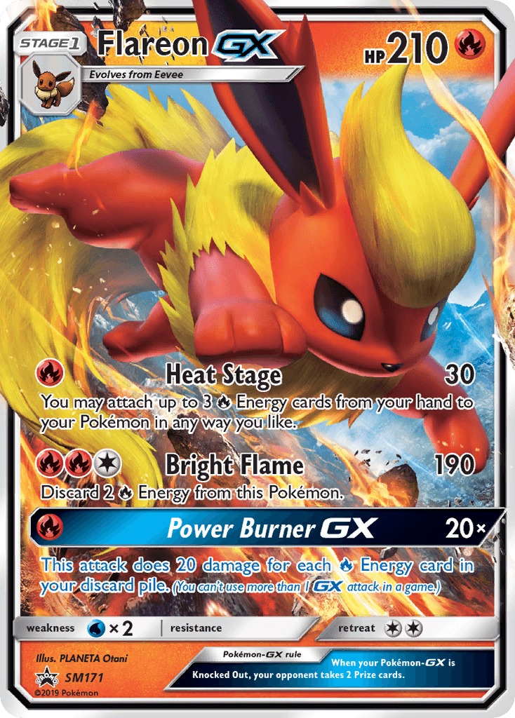Flareon-GX from SM Black Star Promos