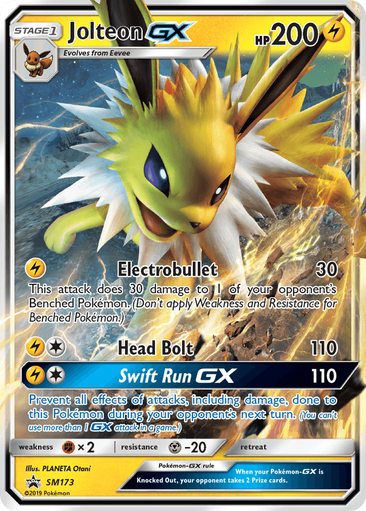 Jolteon-GX from SM Black Star Promos